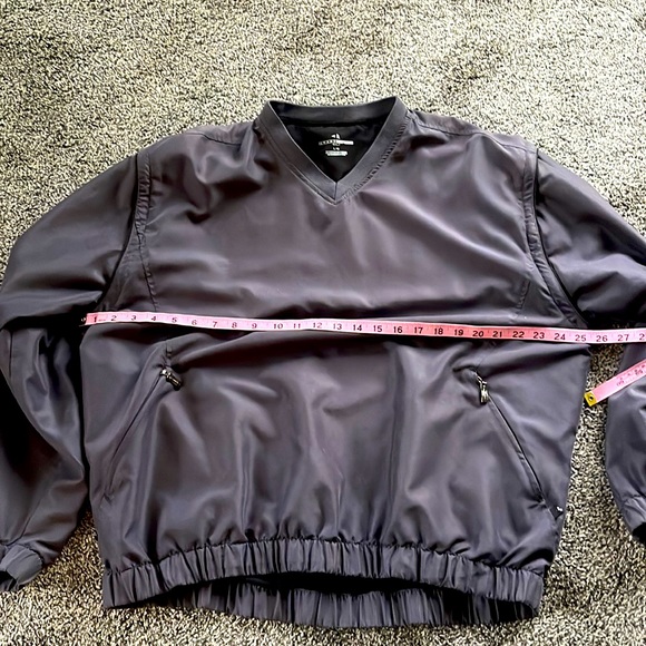 Grand Slam Golf V-neck Pullover, Dark Grey, Size L - Picture 4 of 7